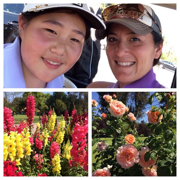 MissKimWelch's tweet image. Beautiful day representing @lpga &amp;amp; supporting @TheFirstTeeLA. My girl Daisy was a #bombzilla!! #LovemyJob