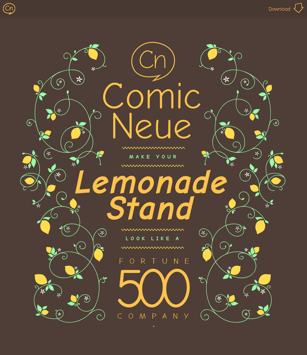 iTDED's tweet photo. Comic Neue ฟอนต์สวยแจกฟรี ศิลปินผู้สร้างมีแรงบันดาลใจจาก Comic Sans รุ่นบุกเบิก

โหลดที่นี่ http://t.co/WNAmK2Rzme

. http://t.co/5RCRcEFu0G