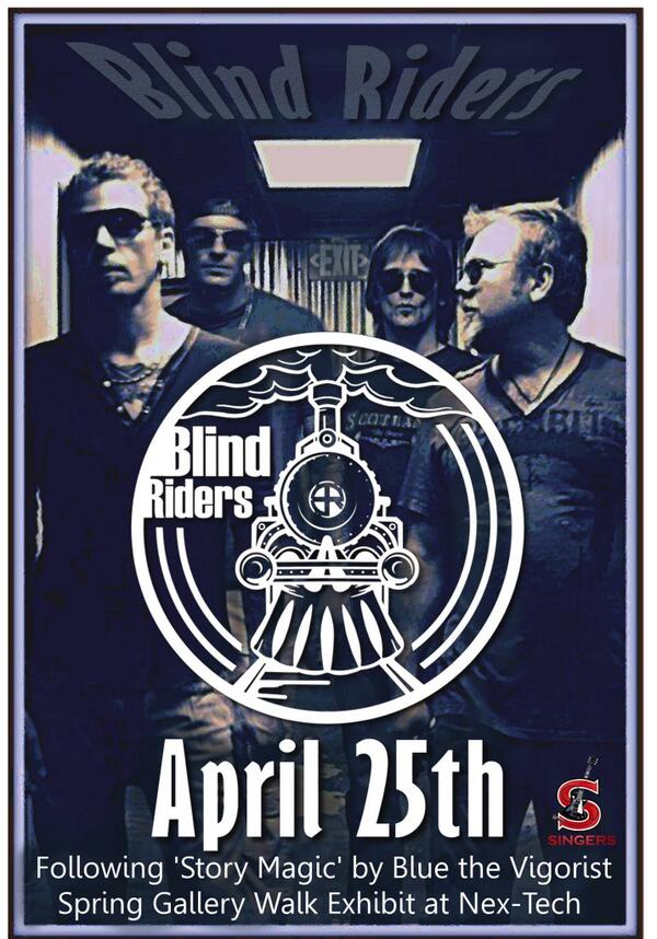 BlindRiders's tweet photo. BLIND RIDERS in Hays @SingersHays April 25th. BE there #rock #livemusic http://t.co/cznHHg2xKP