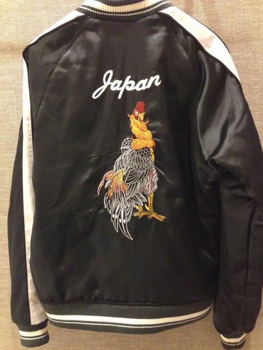 試着のみTHE UNION(FABRIC)スカジャンL 浅い 軍鶏motive 