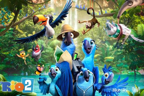 RIO 2 tayang mulai besok di bioskop. Detail film di bit.ly/1jmUL6W