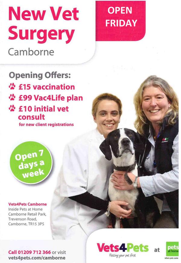 pets at home camborne vets