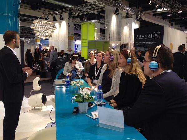 Live Demo der #CVcloud. Auch interessiert? Um 12:00, 14:00 und 16:00 finden die nächsten statt. #PersonalSwiss