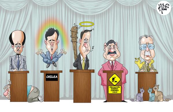 tvnnoticias's tweet photo. Mira la caricatura de @hildesucre para #DebateTVN #Panama http://t.co/a2SosqmIp5