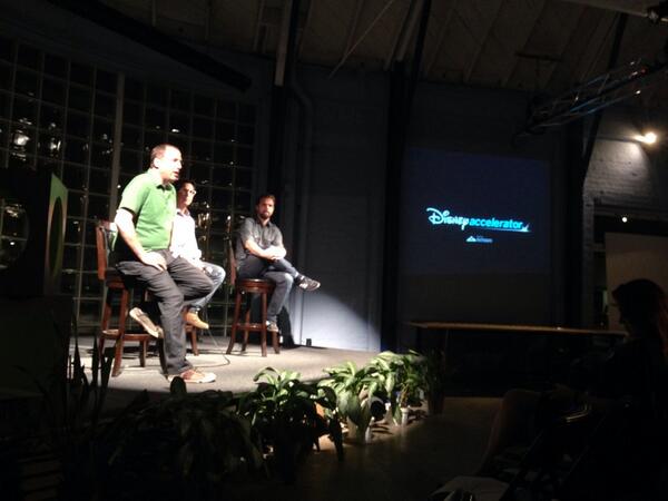 pheebo's tweet photo. Great chat by @davidcohen and the team from @DisneyAccel / @techstars #disneyaccelerator #disneyaccel http://t.co/0xMer2JqH6