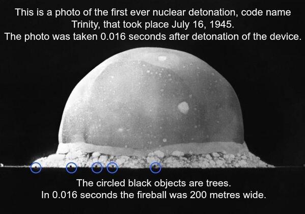 IFLScience's tweet image. The Fat Man device was the same design and was detonated over Nagasaki, Japan, on August 9, 1945.