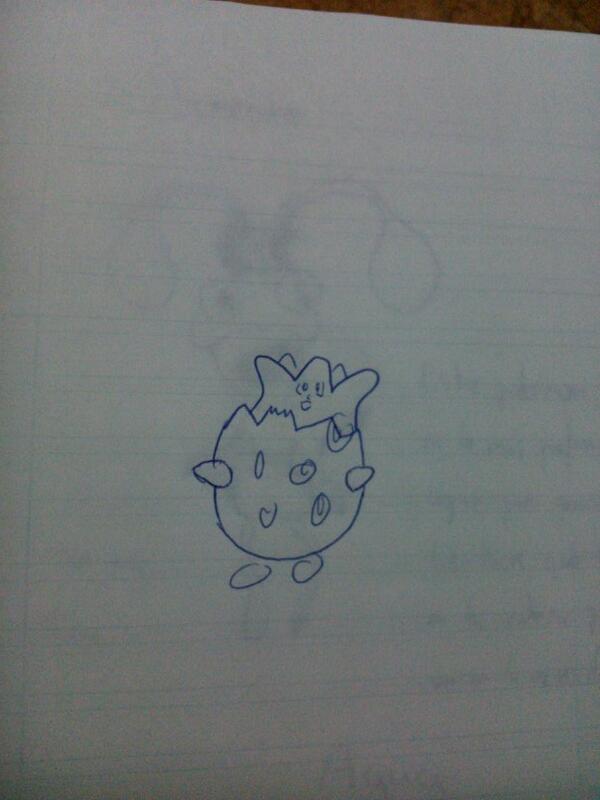ProfesorPokemon's tweet photo. Dibujos de cuando era pequeño, vol. 1. http://t.co/Jmv90A0C4k