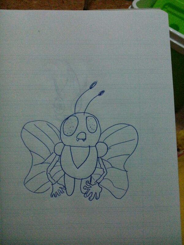 ProfesorPokemon's tweet photo. Dibujos de cuando era pequeño, vol. 2. http://t.co/uuuGAQf9nf