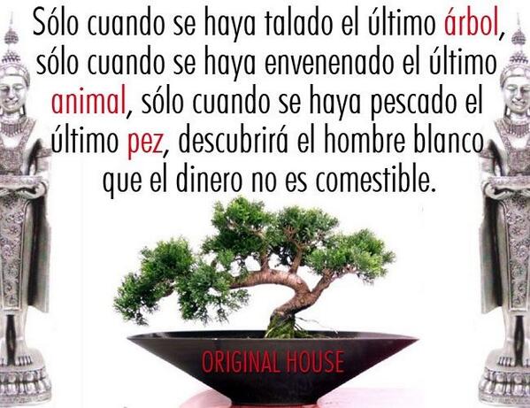 Ecogranjero's tweet photo. Y no, el dinero no puede comerse....... http://t.co/sZx24IADE3