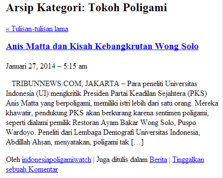 anggelina48's tweet photo. keren ya, jadi tokoh Poligami #JanganPilihPartaiPoligamy http://t.co/BT7Hp0FC3h