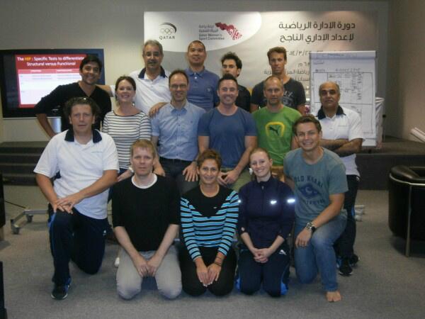 KoenKC's tweet image. Koen Schoolmeesters takes KINETIC CONTROL to Qatar - Aspetar hospital with his first course "Solutions for the knee