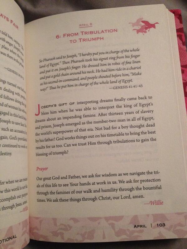 duckdevotional's tweet photo. here are the last few days devos plus today! sooo sorry I haven't been posting!!! I've been so busy. RT and enjoy! 😊 http://t.co/jZjJXdz59z