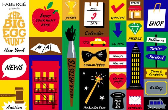 Fallon London has created this charming website for the Fabergé Big Egg Hunt in NYC crmag.co.uk/PXX3iy