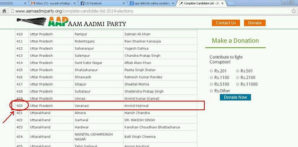 lol. Now even AAP endorses @Swamy39. Kejriwal is #Shri420, OFFICIALLY. 