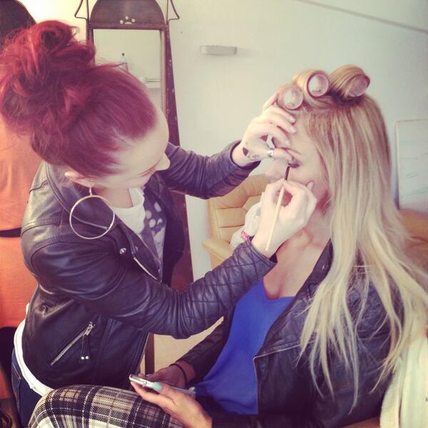 MYA_Tweet's tweet photo. #MYAShoot part 2 make up started! http://t.co/G4djTvzaBY