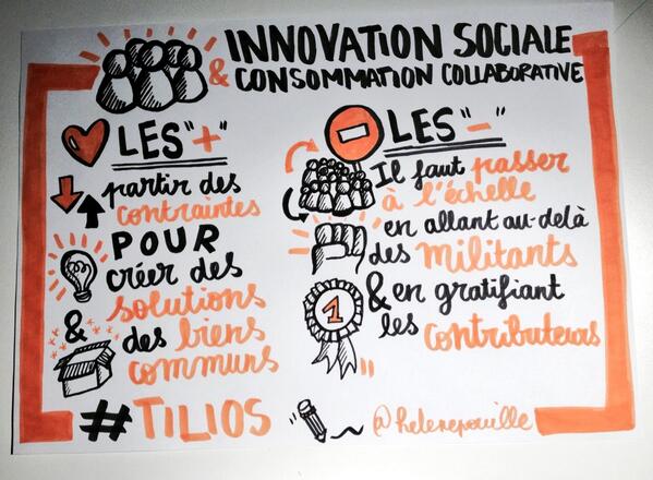 helenepouille's tweet image. Innovation sociale &amp;amp; consommation collaborative : tirer profit de ses problèmes pour en faire des solutions #tilios