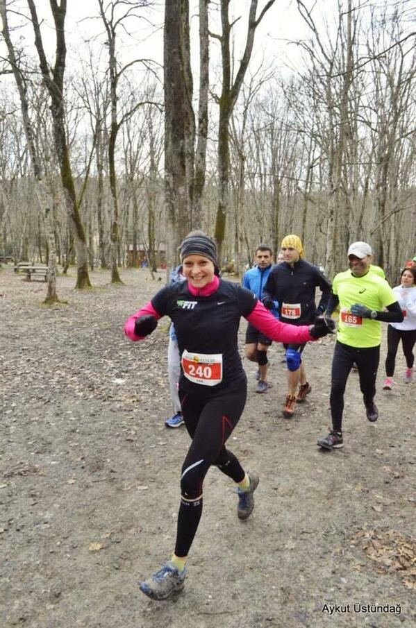 'En güzel makyaj ter ve gülümsemedir.' @GeyikKosulari hatirası (16.03.14) #happyrunner #koşmak #koşcora #patikakoşusu