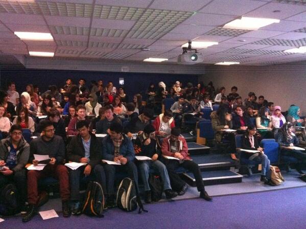 PVScience's tweet photo. Y10 and 11 students (99) revising hard in their Easter holiday! @PendleVale http://t.co/mwTDC5iSpp