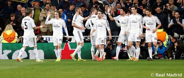 realmadrid's tweet photo. El Real Madrid es el equipo que más partidos ha ganado en esta Champions. http://t.co/OSkjgn7s24 #DortmundRealMadrid http://t.co/8dtssMwVyn