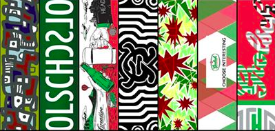 Grolschza's tweet image. VOTE for #CreativeHeadspace designs that will be printed on Grolsch limited-edition glassware: woobox.com/w29mxu