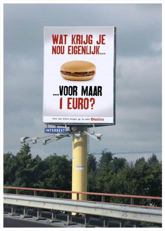 Voor een echte burger, ga je naar #kwalitaria #burgertweet