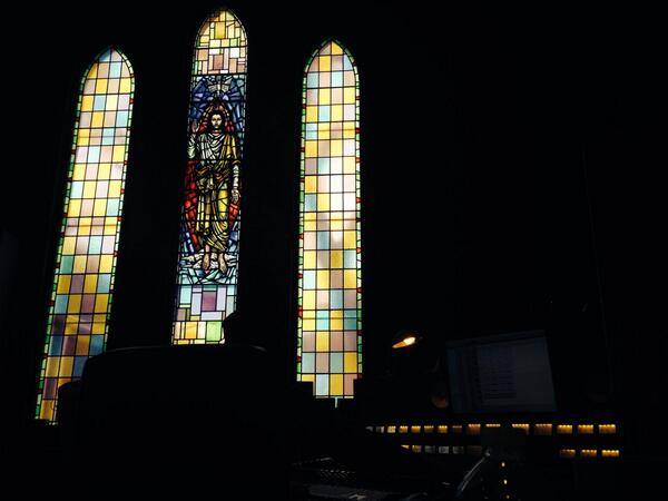 ElliottBROOD's tweet photo. Tracking some #PedalSteel with @aarongoldstein @ianblurton @catherinenorth #OldChurch Saved by the Steel http://t.co/yRGIxnAODg