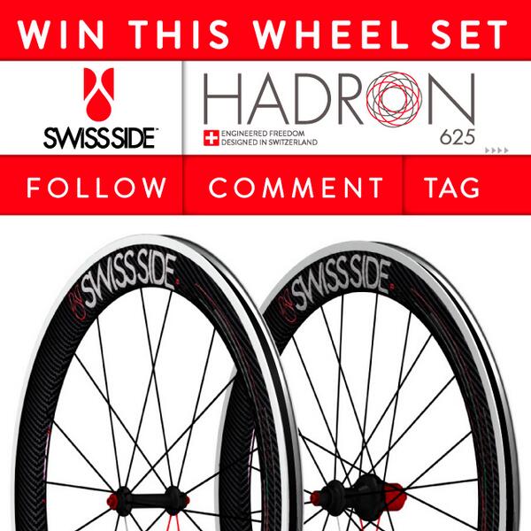 COMP: For a chance to win: RT, follow @swissside &amp; tag 3 of your followers in a Tweet with the words 'WIN HADRON'