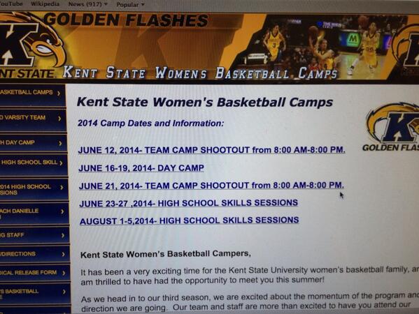 KentStWBB's tweet photo. It's never too early to start thinking about summer camps! Please visit http://t.co/HOYsSesyb8 for more info! http://t.co/dWzVb8zgdi