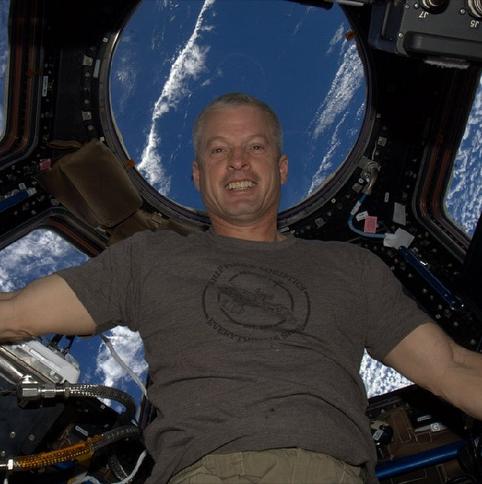 NBCNews's tweet photo. Selfies... in space. First Instagram post from International Space Station http://t.co/n7Wr9pyeSY http://t.co/0L5g0zmayh