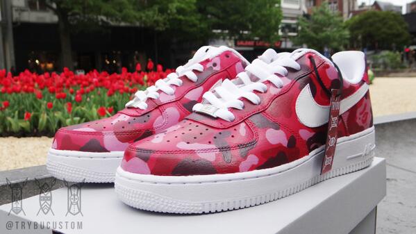 red camo air force 1