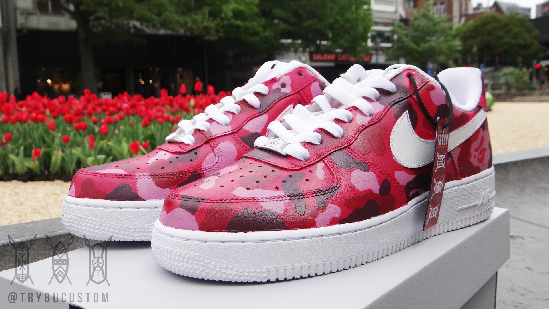 red bape air force 1