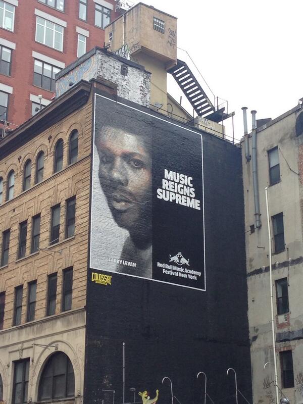Spotted: Larry Levan on Canal Street. @RBMA. Music Reigns Supreme. Can't wait for May 11.