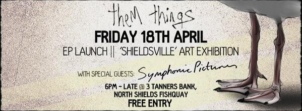 Them Things (@themthingsband) on Twitter photo <a href="/ThemThingsBand/">Them Things</a> 'Good Weird' EP Launch With besties @Symphonicpictures @ THREE TANNERS BANK> NORTH SHIELDS
18/04/14 <a href="/ThemThingsBand/">Them Things</a> 'Good Weird' EP Launch With besties @Symphonicpictures @ THREE TANNERS BANK> NORTH SHIELDS
18/04/14