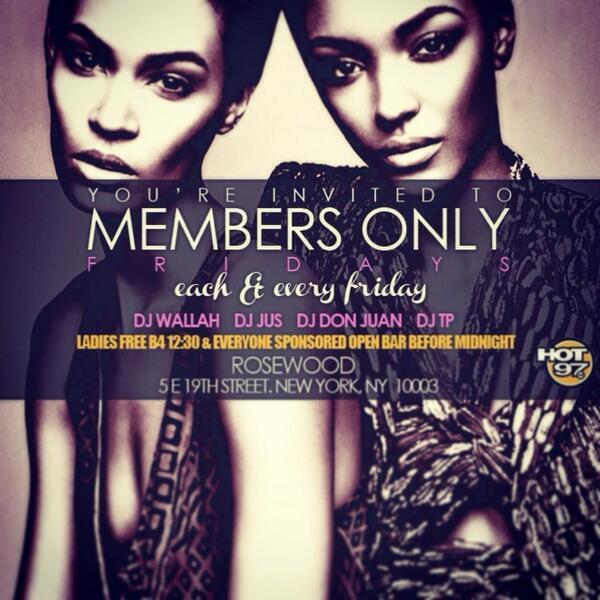 LEXXVACA's tweet image. Tonight !!!! #MembersOnlyFridays #MoNYC @RosewoodNYC