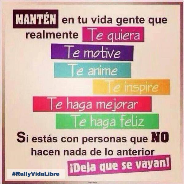RallyVidaLibre's tweet image. Hola la sugerencia del día es #Mantener motivación, felicidad, inspiración… Saludos y buen martes #RallyVIdaLibre