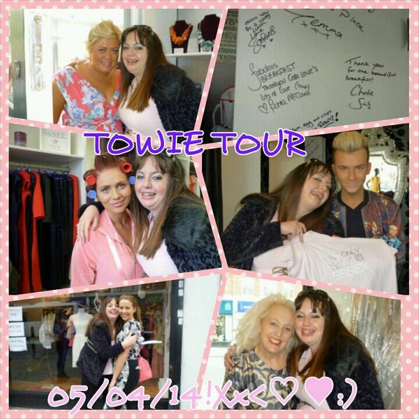 TOWIE TOUR 05/04/14 PICTURE COLLARGE!XX<♡♥:)
