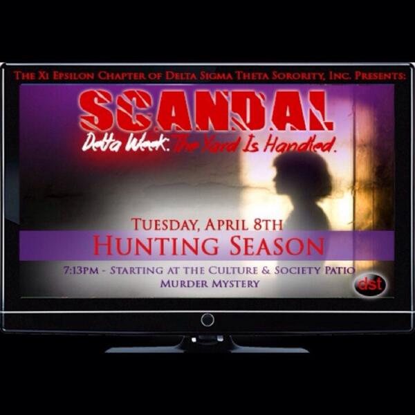 Who did it????!?!? Join <a href="/XiEpDeltas/">Xi Epsilon ΔΣΘ</a> tonight to find out! #nphc #dst #fau