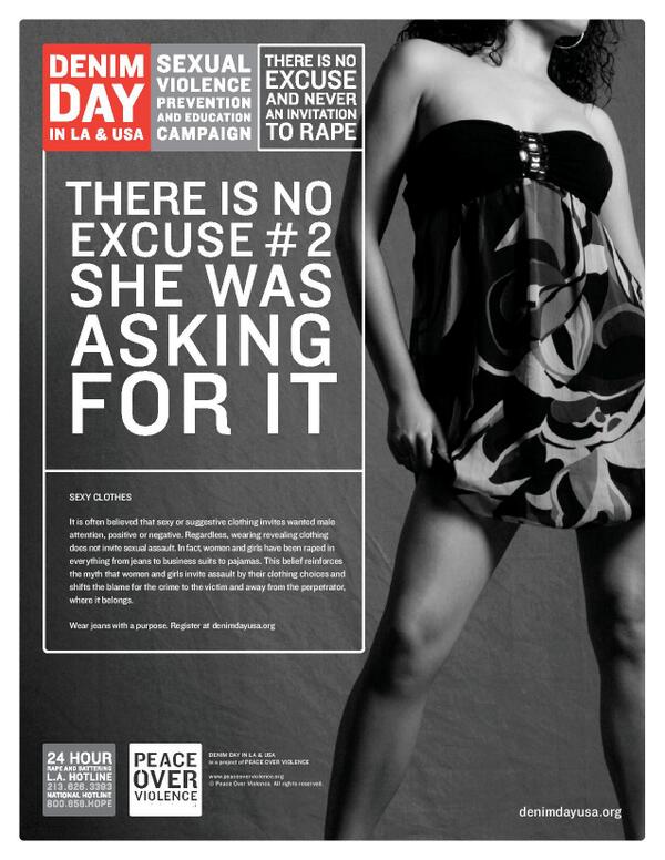 HeartlyHouse's tweet photo. Speak up when someone makes a comment that blames survivors. #denimday #SAAM2014 #nomore #heartlyhouse http://t.co/YzpVzEdYxg