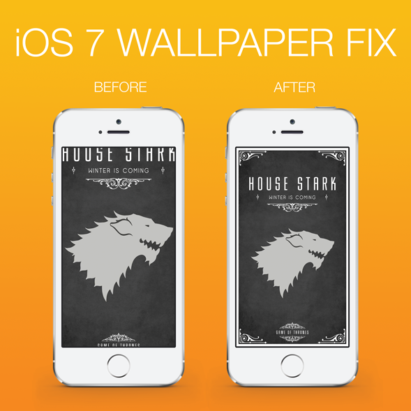 WallpaperFixApp's tweet photo. Winter is coming! @GameOfThrones #GameOfThrones #houseStark #ios7 #wallpaper #apple http://t.co/3MqAZf6QNK http://t.co/FU5S0PNr7Z