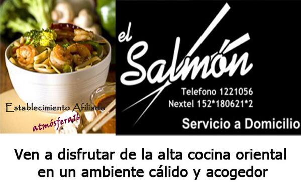 Recomendación de la semana #lugargastronómico #salmón #atmosfera16