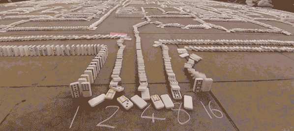 10,000 falling dominoes that actually work as a simple computer gizmo.do/auNz8ys