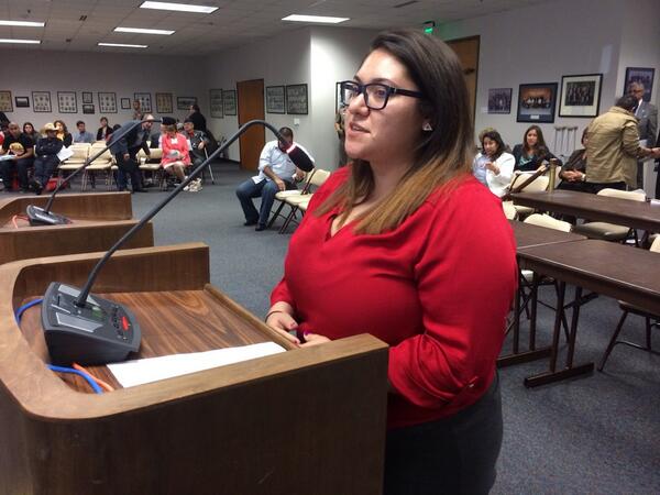 Librotraficante's tweet photo. Emily Rodriguez is testifying at SBOE right now! TX SBOE document our history! #MASTX @UHMASSO #Houston http://t.co/3IGn1Gm42V