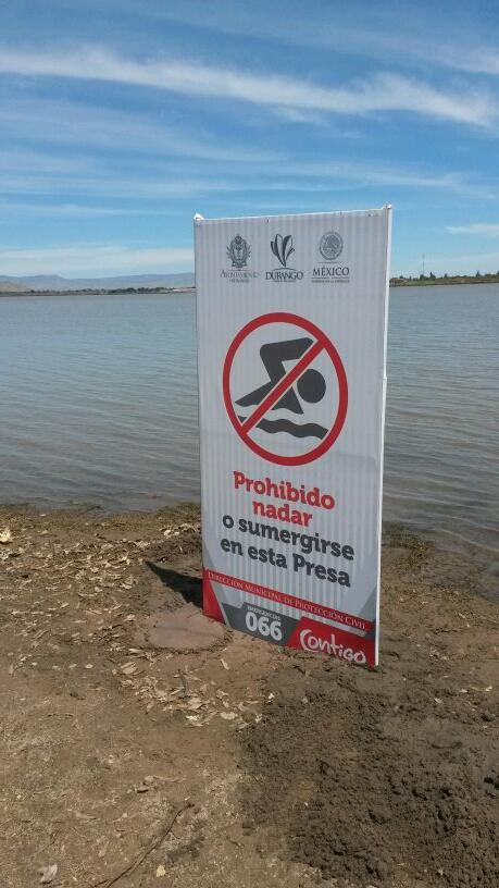 bomberosdgo's tweet image. Esta #señalética permanecerá visible con #MedidasPreventivas que salvan tu vida #OperativoSemanaSanta #Conagua