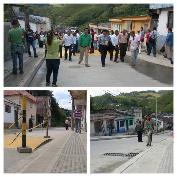 Empocabal's tweet photo. Alcalde Municipal @ToroalcaldeE y gerente de Empocabal @Luzamalo6 visitaron obras de la carrera 15, por inaugurar. http://t.co/QiM52BJ3Gn