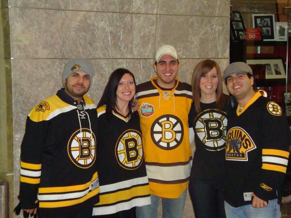 GregoryGasparro's tweet photo. #JetBlueBruins. Me and my family off to the bruins game in Toronto. GO BRUINS GO http://t.co/f9UjFor5iW