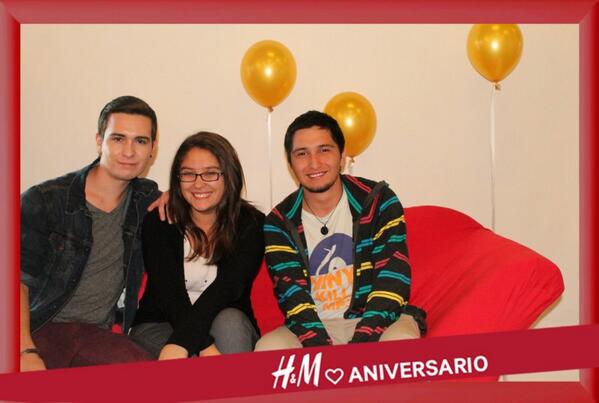 hmchile's tweet image. Bryan Lizama, ya está celebrando #HMAniversario en nuestro estudio de fotos