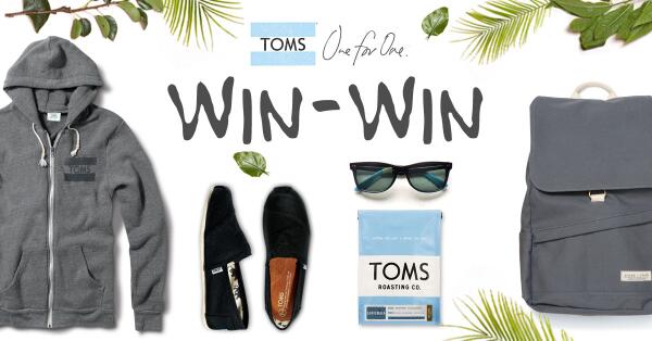 TOMS's tweet photo. Win. Win. Enter for a chance to load up on #TOMS swag http://t.co/xXujGwTd1Q http://t.co/OKdn83bSs2