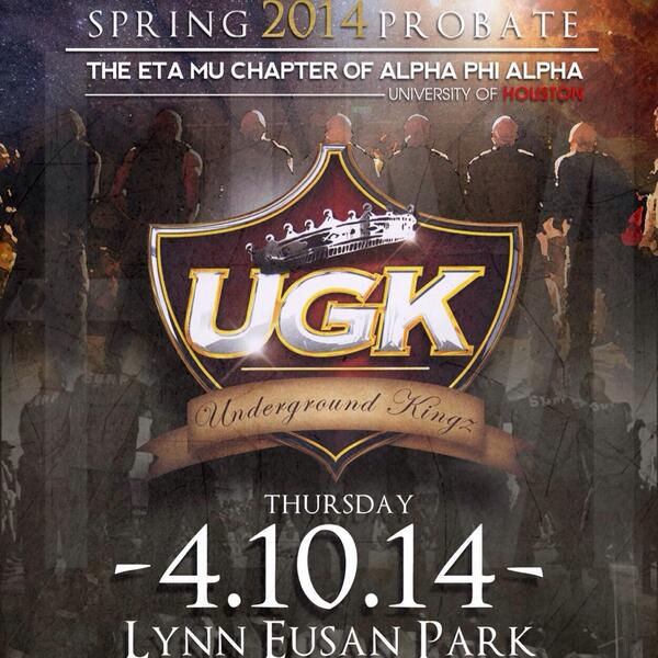 UHALPHAS's tweet image. This Thursday April 10th. 7:06PM. Lynn Eusan Park. Y'all ready to see the new boys? #SPR14 #UndergroundKingz #HM