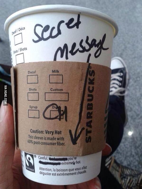 tandoganisliel's tweet photo. How baristas flirt http://t.co/4ObEOwMdt0 via @9GAG http://t.co/OLTe30Zfmi