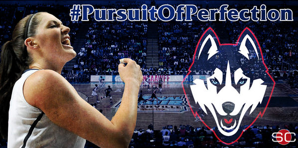 espn's tweet photo. RETWEET if you think UConn caps their #PursuitOfPerfection  with a National Championship. http://t.co/1l3rFJ3EyM